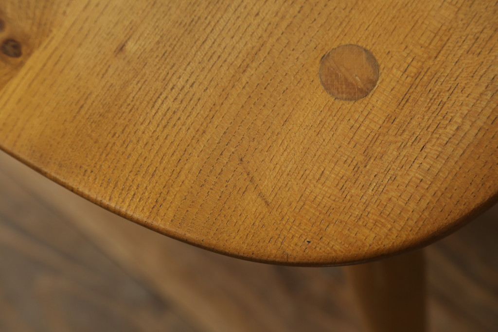 イギリスビンテージ　ERCOL(アーコール)　ゴールドスミス　北欧テイストのお部屋におすすめ!!洗練された佇まいが魅力的なチェア (ダイニングチェア、椅子、イス、板座チェア、ヴィンテージ)(R-062205)