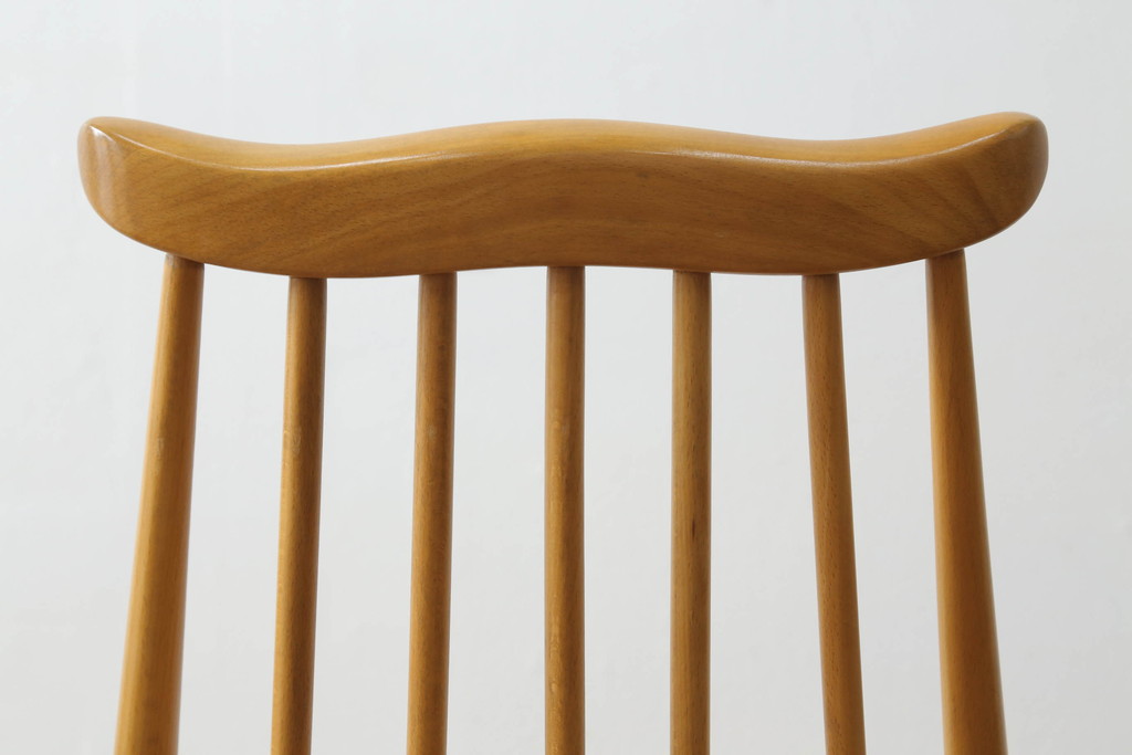 イギリスビンテージ　ERCOL(アーコール)　ゴールドスミス　北欧テイストのお部屋におすすめ!!洗練された佇まいが魅力的なチェア (ダイニングチェア、椅子、イス、板座チェア、ヴィンテージ)(R-062205)