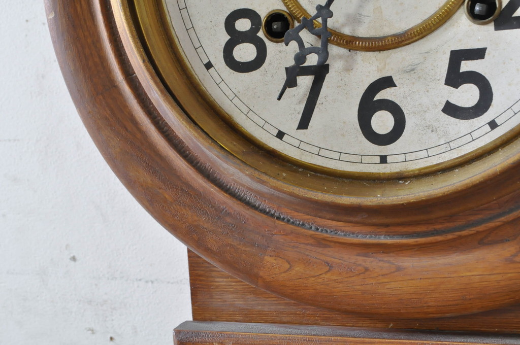 和製アンティーク　KIRIN CLOCK　レトロモダンなデザインが魅力的な掛け時計(柱時計、古時計)(R-072201)