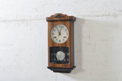 和製アンティーク　SEIKO(セイコー)　シックな色合いのモダンな雰囲気漂う置き時計(置時計、古時計)(R-072355)