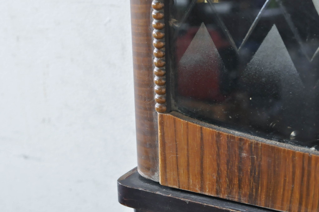 和製アンティーク　堀田時計店　N.H.T　SILVERFAN　レトロな雰囲気を高める掛け時計(柱時計、古時計、振り子時計)(R-072202)