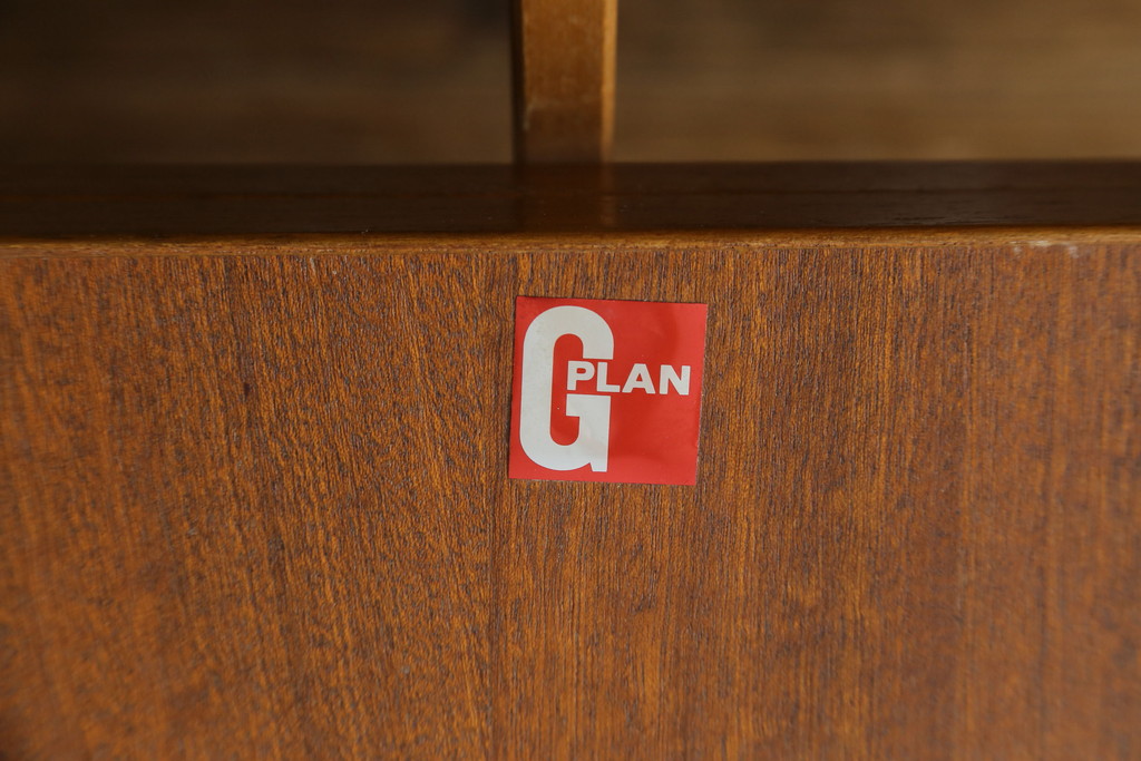 イギリスビンテージ　G-PLAN(ジープラン)　木の温もり溢れるダイニングテーブル(4人掛け、6人掛け、エクステンションテーブル、拡張式テーブル、食卓、ヴィンテージ、英国、北欧)(R-065816)