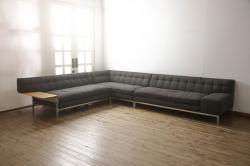 【オーダー注文・受注生産商品】ラフジュ工房オリジナル　大正ロマンな二人掛けアンティークソファ
