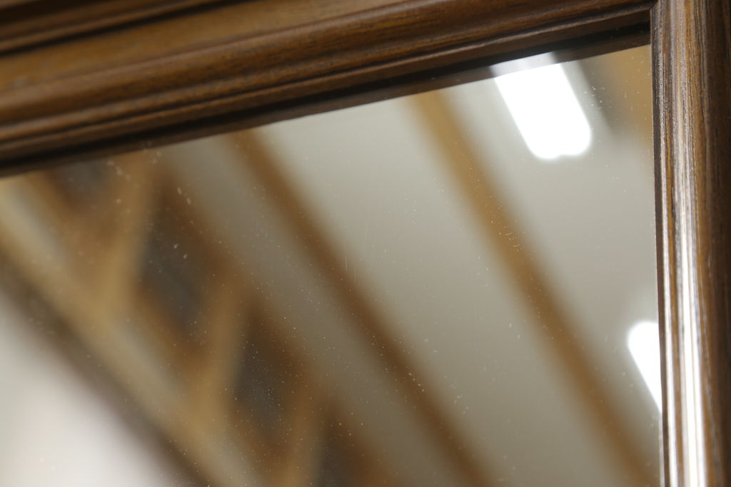 中古　美品　DREXEL HERITAGE(ドレクセルヘリテイジ)　シンプルなデザインの中にも品の良さが感じられるウォールミラー(壁掛け鏡)(R-059779)