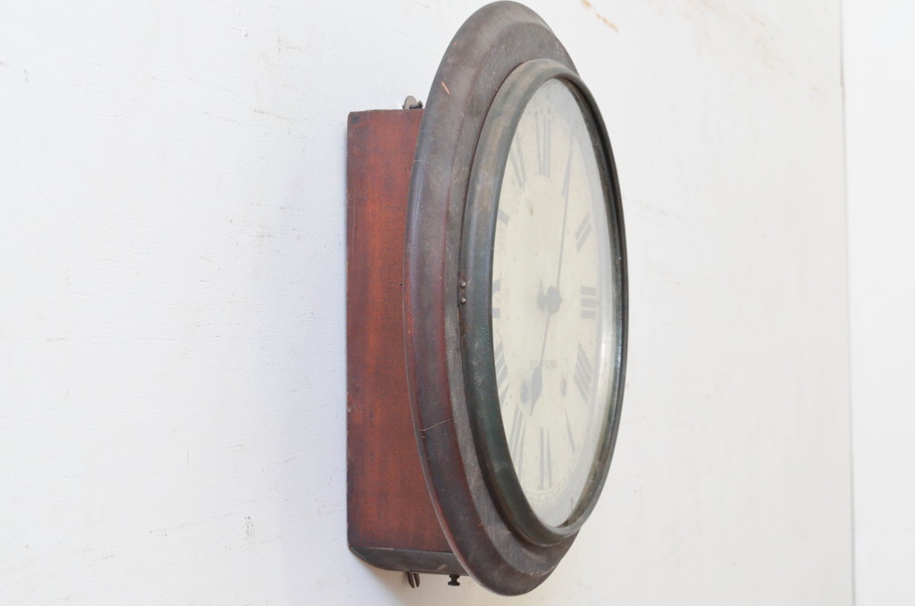 アンティーク時計　アメリカ　SETH THOMAS(セストーマス)　時代を感じるレトロな掛け時計(柱時計、古時計)(R-072231)