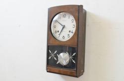 和製アンティーク　ペイント仕上げ限定　MINUET　14DAY　昔懐かしい雰囲気の掛け時計(柱時計、古時計、振り子時計)(R-072250)