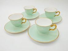 イギリスビンテージ　Poole Pottery(プール・ポタリー)　コンパクトシリーズ　カップ&ソーサー3客セット(2)