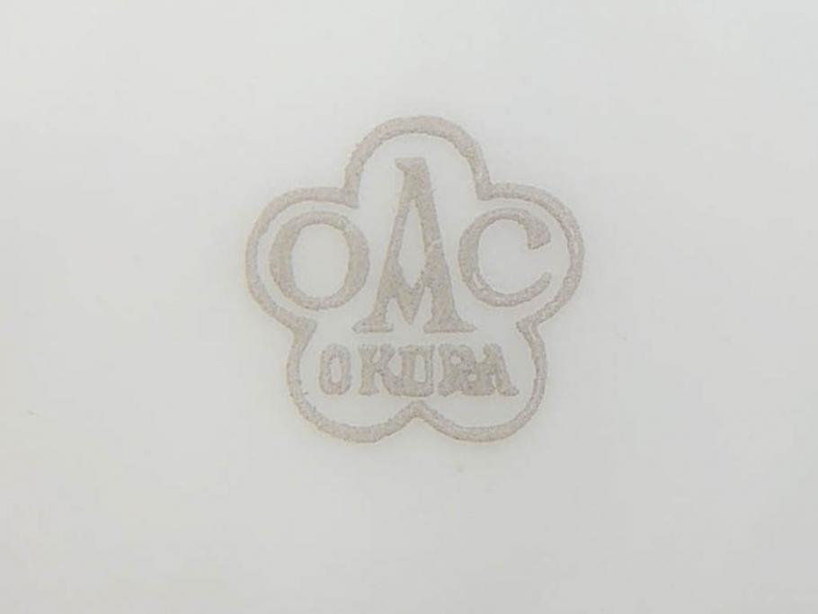 オールド大倉　大倉陶園(OKURA、OAC)　色蒔き　優しい色合いが素敵なデミタスカップ&ソーサー4客セット(洋食器、C&S)(R-074107)