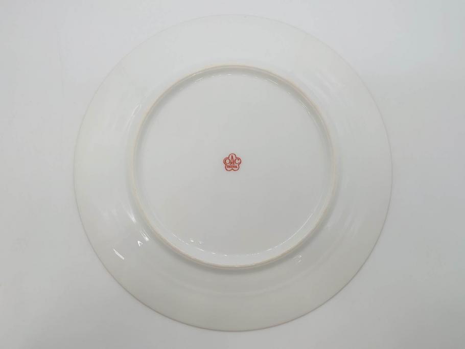 オールド大倉　大倉陶園(OKURA、OAC)　ゴールドライン　シンプルなデザインで取り入れやすいトリオ3客セット(カップ&ソーサー、プレート、皿、C&S、洋食器)(R-074109)