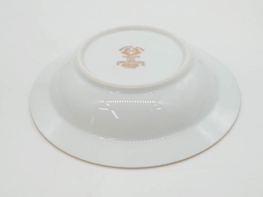 オールドノリタケ　NORITAKE　金彩　煌びやかなデザインが目を惹くボウル6客セット(花、フラワー、プレート、皿、洋食器、サラダ)(R-074111)