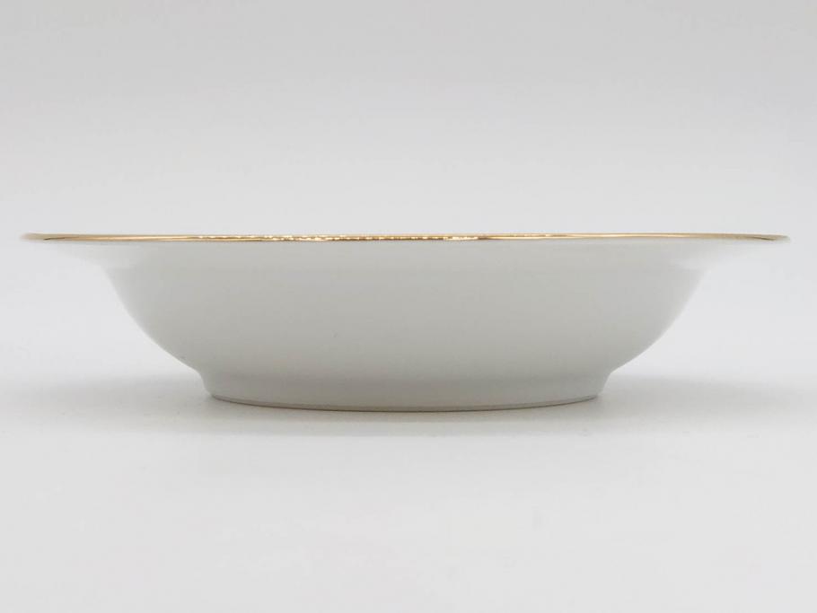 オールドノリタケ　NORITAKE　金彩　煌びやかなデザインが目を惹くボウル6客セット(花、フラワー、プレート、皿、洋食器、サラダ)(R-074112)