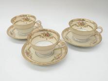 ROYAL DOULTON(ロイヤルドルトン)　MINTON(ミントン)　クリスタルペアワイングラス