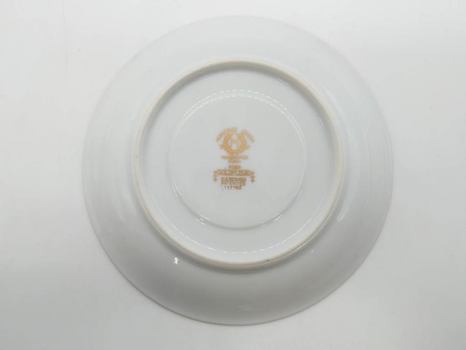 オールドノリタケ　NORITAKE　金彩　ティータイムが華やかになるティーカップ&ソーサー3客セット(花、フラワー、C&S、洋食器)(R-074118)