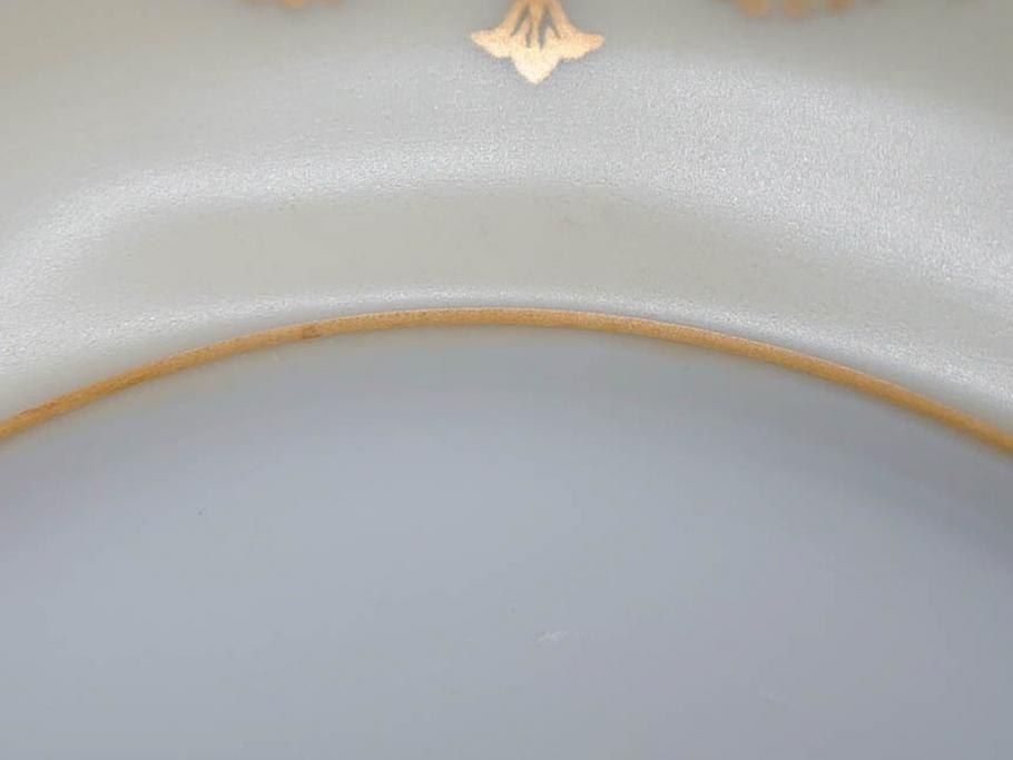 オールドノリタケ　NORITAKE　金彩　ティータイムが華やかになるティーカップ&ソーサー3客セット(花、フラワー、C&S、洋食器)(R-074119)