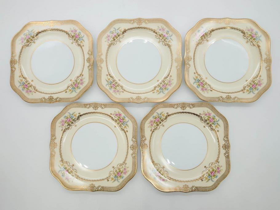 オールドノリタケ NORITAKE 金彩 洗練されたフォルムが優雅な