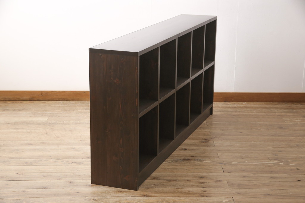 【オーダー注文・受注生産商品】ラフジュ工房オリジナル　見せる収納でインテリアをさらに盛り上げるマス目棚(ロッカー、収納棚、本棚、飾り棚、オープンラック)