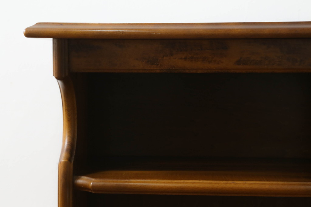 和製ビンテージ　カリモク家具(karimoku)　幅広いインテリアに馴染むお洒落なスリッパラック(スリッパ立て、サイドテーブル、ヴィンテージ)(R-070357)