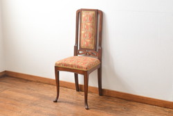 ヴィンテージ　松本民芸家具　初期モデル　ラッシ座面がおしゃれ!素朴な木肌が味わい深いスツール2脚セット(チェア、椅子、ビンテージ)(R-048688)