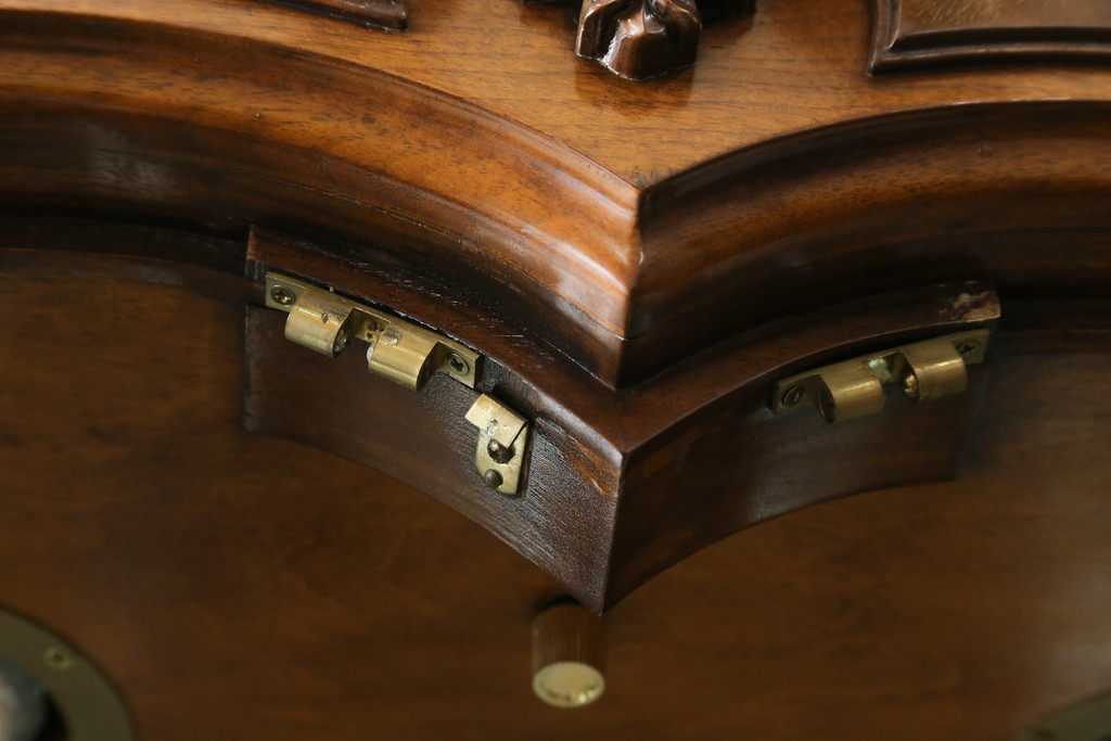 中古　超美品　DREXEL HERITAGE(ドレクセルヘリテイジ)取り扱い　アメリカ高級家具　KARGES(カーゲス)　キャビネット(定価約500万円)(キュリオケース、ガラスケース、飾り棚、収納棚)(R-055776)