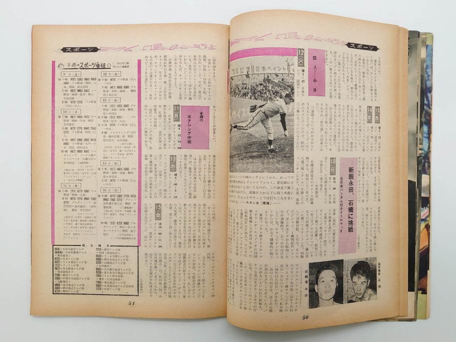 昭和35年4月第2週号　旺文社　週刊テレビ時代(テレビ雑誌、TVガイド、1960年)(R-074573)