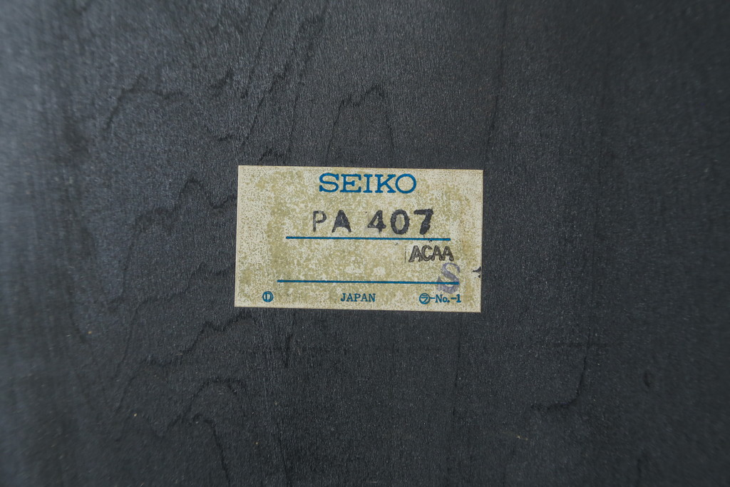 和製アンティーク　SEIKO(セイコー)　30DAY　クォーツ式　昔懐かしい雰囲気を醸し出す掛け時計(柱時計、古時計、振り子時計)(R-072170)