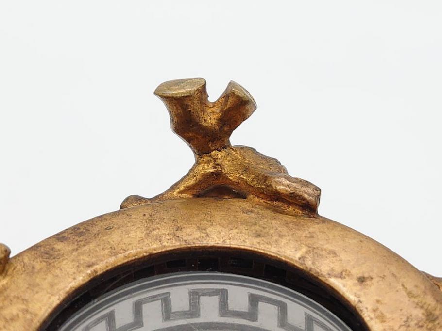 稀少　フランス　1880年～1900年頃　オールドバカラ　Baccarat　ジャポニズム　花鳥文　金彩　台座付き　細やかな意匠が施されたエレガントな雰囲気溢れる花瓶2個セット(フルレッドクリスタルガラス、筒型、花器、花入れ、箱付き)(R-074575)