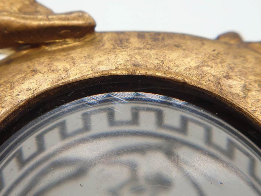 稀少　フランス　1880年～1900年頃　オールドバカラ　Baccarat　ジャポニズム　花鳥文　金彩　台座付き　細やかな意匠が施されたエレガントな雰囲気溢れる花瓶2個セット(フルレッドクリスタルガラス、筒型、花器、花入れ、箱付き)(R-074575)
