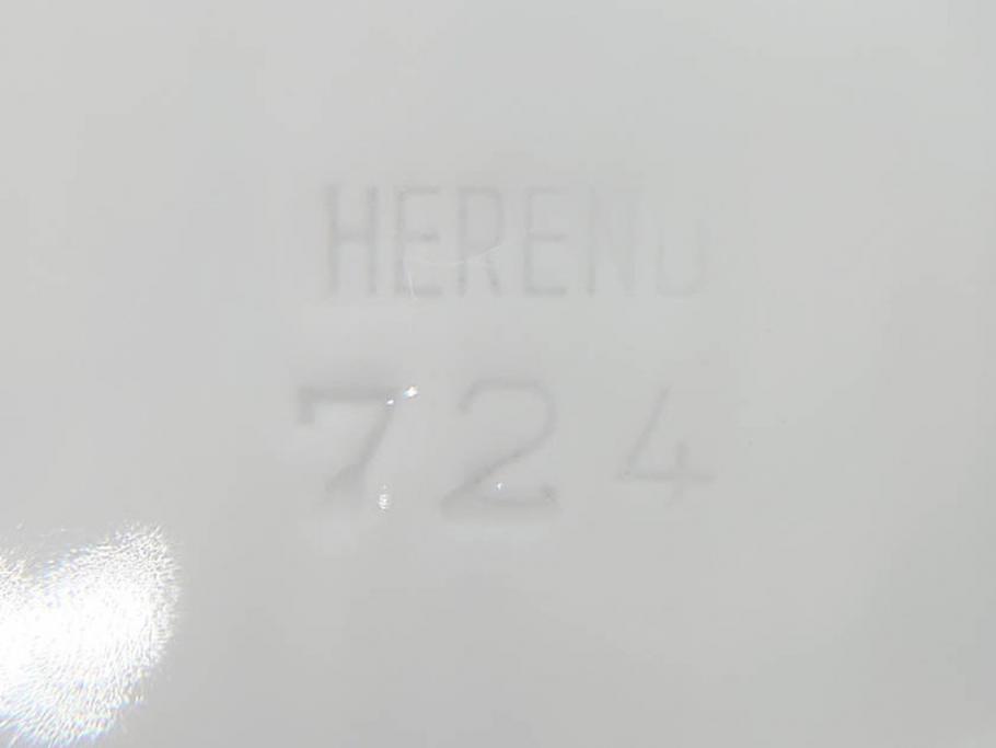 ヘレンド　ハンガリー　HEREND HVNGARY　アポニー・グリーン　繊細な絵付けが上品で落ち着いた雰囲気を醸し出すティーカップ&ソーサー3客セット(C&S、HUNGARY、洋食器)(R-074577)