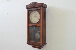和製アンティーク　精工舎(SEIKOSHA、セイコー)　TRADE(S)MARK　木の温かみを感じるクラシカルな雰囲気の掛け時計(柱時計、古時計、振り子時計)(R-072249)