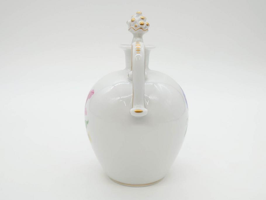 ドイツ　マイセン　Meissen　フラワー　多彩な花たちが華やぎをもたらしてくれるリキュールセット(花、ボトル、トレイ、トレー、カップ6客、酒器、洋食器)(R-074583)