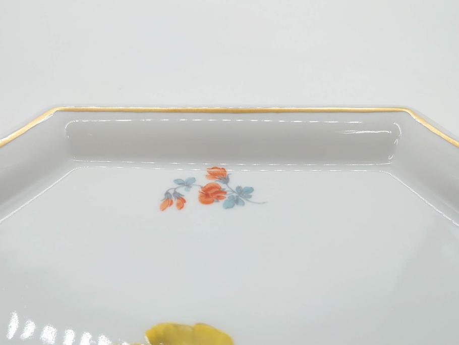 ドイツ　マイセン　Meissen　フラワー　多彩な花たちが華やぎをもたらしてくれるリキュールセット(花、ボトル、トレイ、トレー、カップ6客、酒器、洋食器)(R-074583)