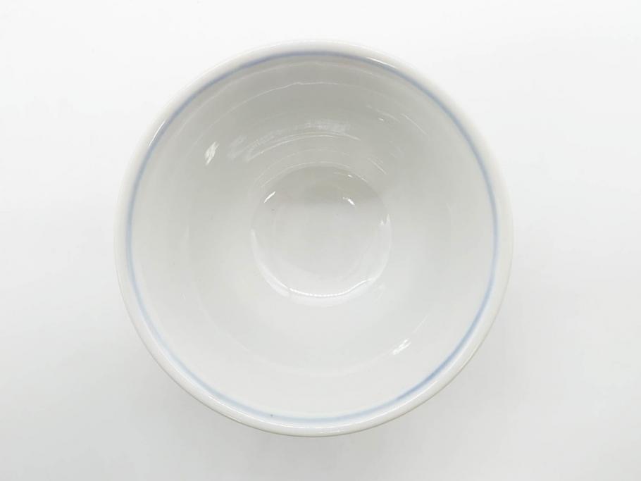 山田義明(号龍山)　九谷焼　花鳥図　約9cm　2.8寸　豊かな色彩が美しい汲出碗5客セット(牡丹、ぼたん、茶器、煎茶道具、湯のみ、湯呑み、共箱付き、和食器、裏印、二寸八分)(R-079610)