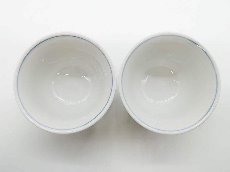 山田義明(号龍山)　九谷焼　花鳥図　約9cm　2.8寸　豊かな色彩が美しい汲出碗5客セット(牡丹、ぼたん、茶器、煎茶道具、湯のみ、湯呑み、共箱付き、和食器、裏印、二寸八分)(R-079610)
