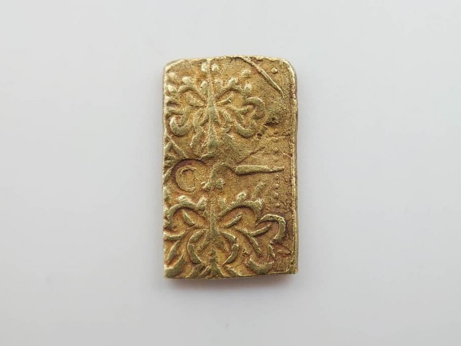 江戸期　古銭　宝永一分判金(金貨、硬貨、コイン、日本)(R-079612)　