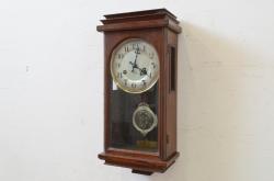 和製アンティーク　SEIKO(セイコー)　30DAY　昔懐かしい雰囲気を醸し出す掛け時計(柱時計、古時計、振り子時計)(R-072446)