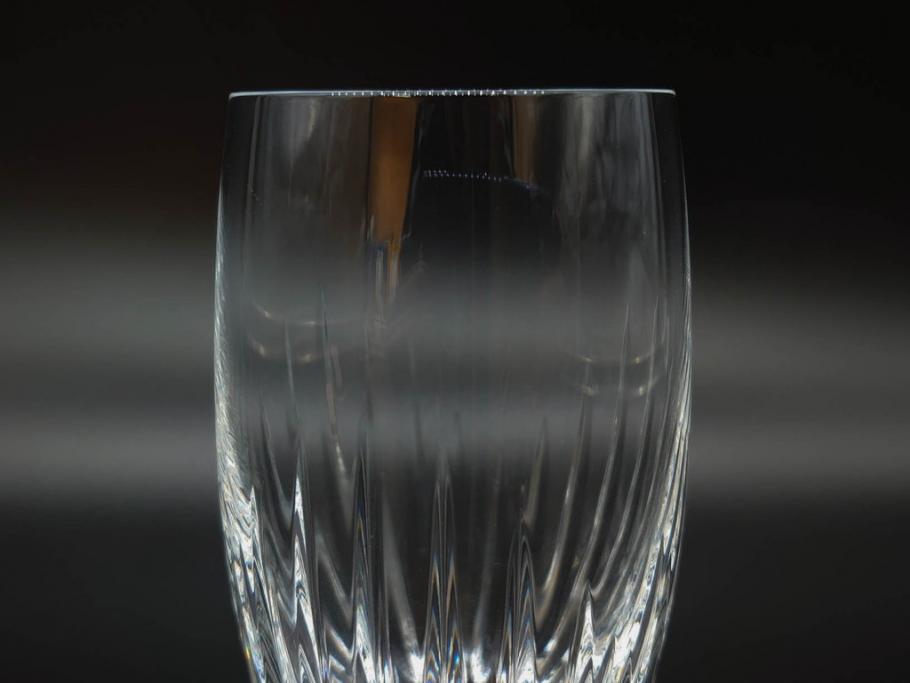 フランス　Baccarat　オールドバカラ　マッセナ　パルメ　優美なデザインが素敵なグラス2客セット(ハイボール、タンブラー、フルレッドクリスタルガラス)(R-074593)