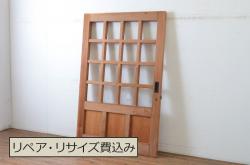 アンティーク建具　古き良き時代の趣を感じる小窓1枚(引き戸、ガラス戸)(R-074189)