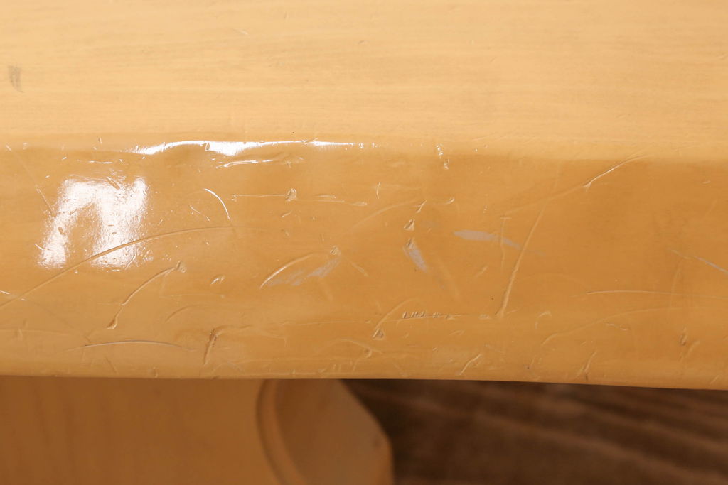 中古　美品　楓(カエデ)一枚板　特大サイズが目を引く座卓(ローテーブル)(R-053353)