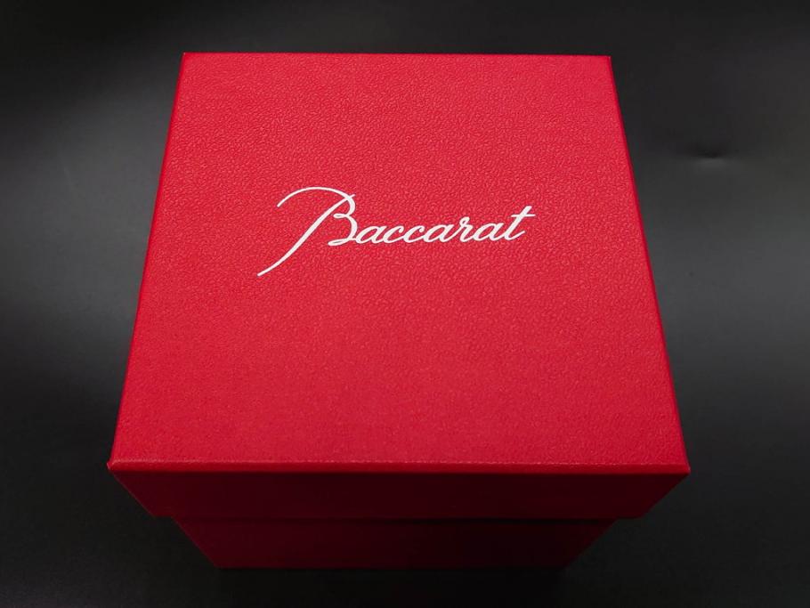未使用　フランス　Baccarat　バカラ　STELLA(ステラ)　イヤータンブラー2014　キラキラとした輝きに見惚れるロックグラス2客セット(創設250周年記念、コップ、グラス、フルレッドクリスタルガラス、共箱付き)(R-079639)