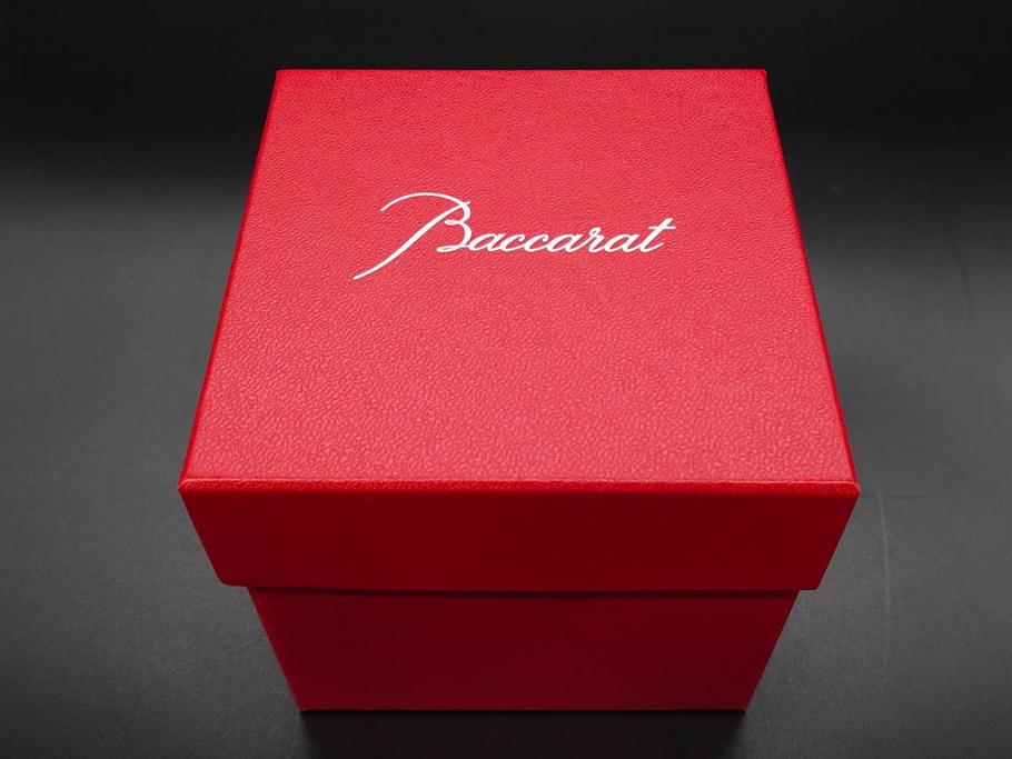 未使用　フランス　Baccarat　バカラ　STELLA(ステラ)　イヤータンブラー2014　キラキラとした輝きに見惚れるロックグラス2客セット(創設250周年記念、コップ、グラス、フルレッドクリスタルガラス、共箱付き)(R-079639)