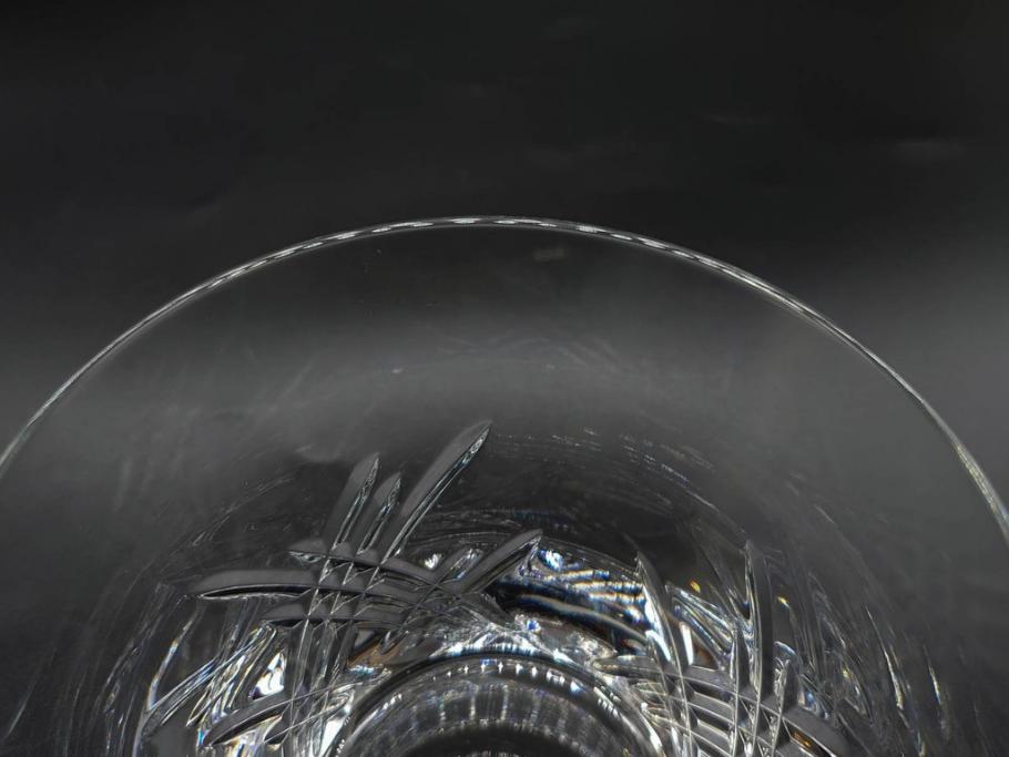 未使用　フランス　Baccarat　バカラ　STELLA(ステラ)　イヤータンブラー2014　繊細なカッティングが魅力のロックグラス2客セット(創設250周年記念、コップ、グラス、フルレッドクリスタルガラス、共箱付き)(R-079640)
