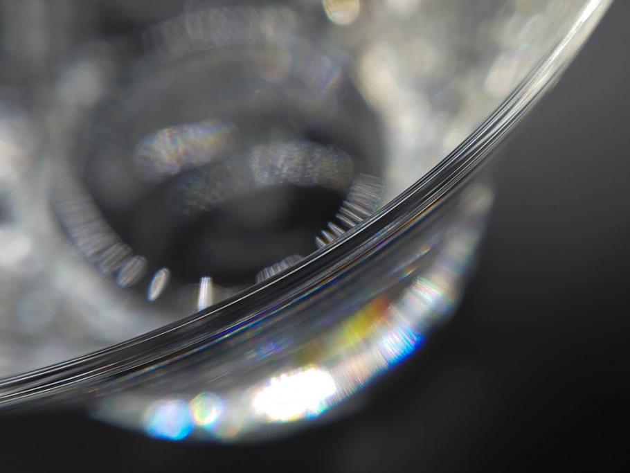 未使用　フランス　Baccarat　バカラ　STELLA(ステラ)　イヤータンブラー2014　繊細なカッティングが魅力のロックグラス2客セット(創設250周年記念、コップ、グラス、フルレッドクリスタルガラス、共箱付き)(R-079640)