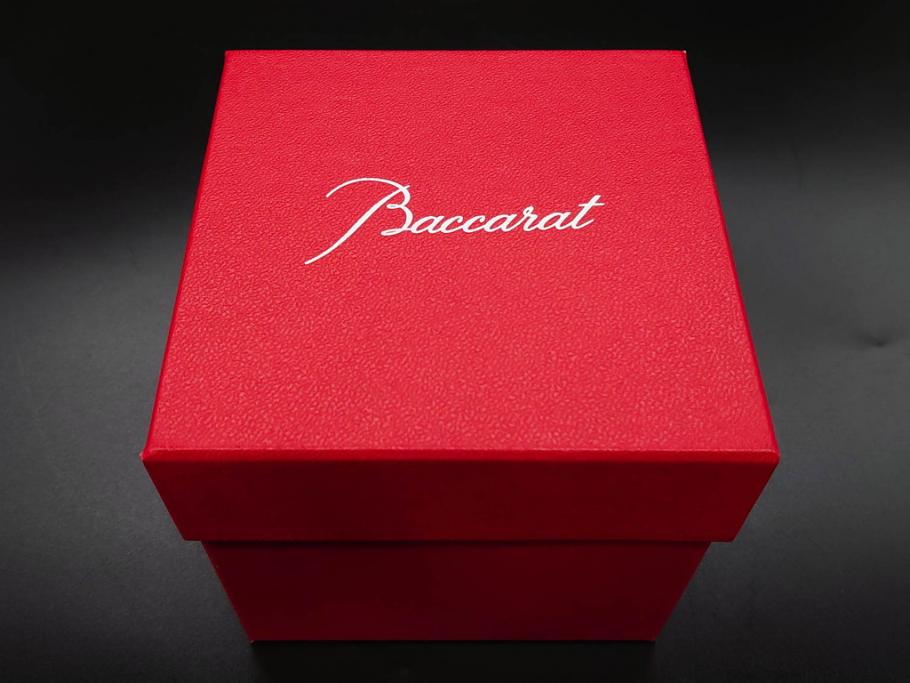 未使用　フランス　Baccarat　バカラ　STELLA(ステラ)　イヤータンブラー2014　繊細なカッティングが魅力のロックグラス2客セット(創設250周年記念、コップ、グラス、フルレッドクリスタルガラス、共箱付き)(R-079640)