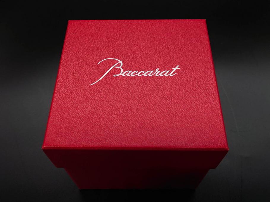 未使用　フランス　Baccarat　バカラ　STELLA(ステラ)　イヤータンブラー2014　繊細なカッティングが魅力のロックグラス2客セット(創設250周年記念、コップ、グラス、フルレッドクリスタルガラス、共箱付き)(R-079640)