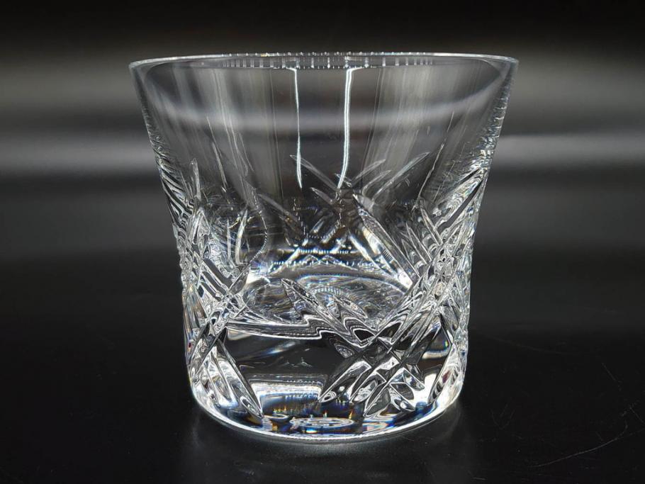 未使用　フランス　Baccarat　バカラ　STELLA(ステラ)　イヤータンブラー2014　高級感溢れるロックグラス2客セット(創設250周年記念、コップ、グラス、フルレッドクリスタルガラス、共箱付き)(R-079641)