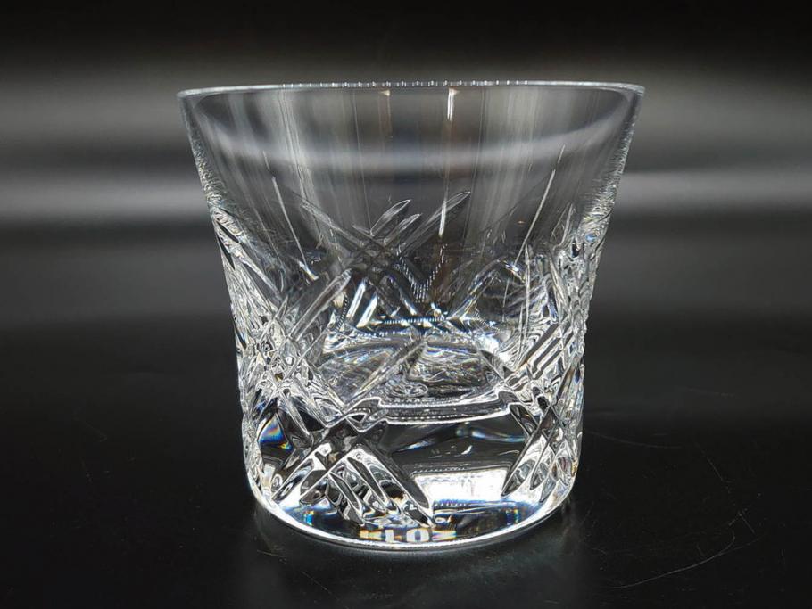 未使用　フランス　Baccarat　バカラ　STELLA(ステラ)　イヤータンブラー2014　高級感溢れるロックグラス2客セット(創設250周年記念、コップ、グラス、フルレッドクリスタルガラス、共箱付き)(R-079641)