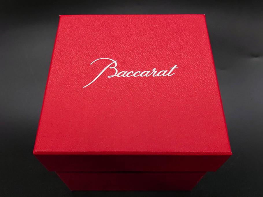 未使用　フランス　Baccarat　バカラ　STELLA(ステラ)　イヤータンブラー2014　高級感溢れるロックグラス2客セット(創設250周年記念、コップ、グラス、フルレッドクリスタルガラス、共箱付き)(R-079641)