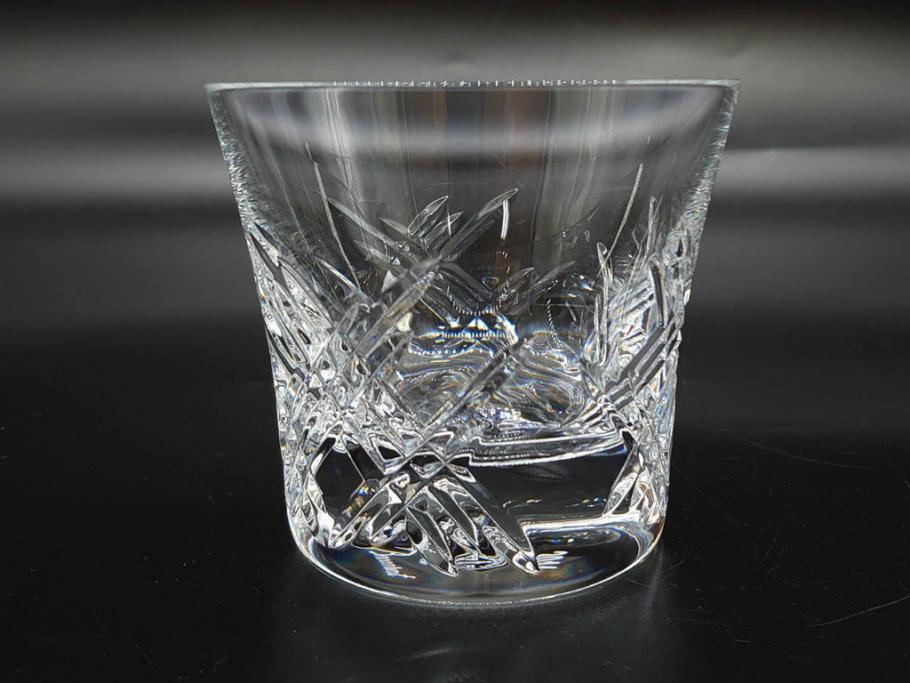 未使用　フランス　Baccarat　バカラ　STELLA(ステラ)　イヤータンブラー2014　高級感溢れるロックグラス2客セット(創設250周年記念、コップ、グラス、フルレッドクリスタルガラス、共箱付き)(R-079641)