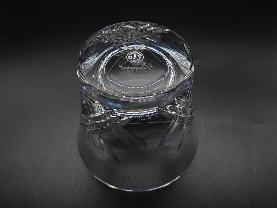未使用　フランス　Baccarat　バカラ　STELLA(ステラ)　イヤータンブラー2014　高級感溢れるロックグラス2客セット(創設250周年記念、コップ、グラス、フルレッドクリスタルガラス、共箱付き)(R-079641)