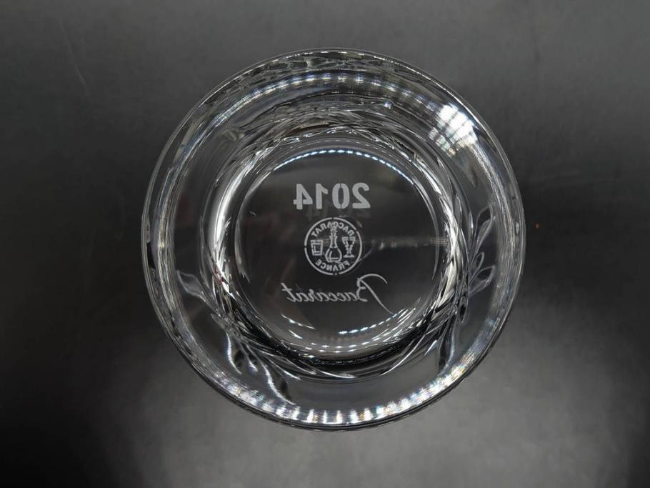 未使用　フランス　Baccarat　バカラ　STELLA(ステラ)　イヤータンブラー2014　高級感溢れるロックグラス2客セット(創設250周年記念、コップ、グラス、フルレッドクリスタルガラス、共箱付き)(R-079641)